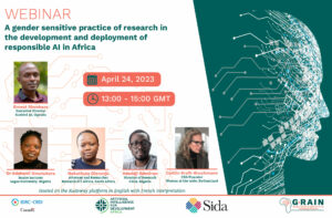 Webinar on a gender sensitive practice of research in the development and deployment of responsible AI in Africa